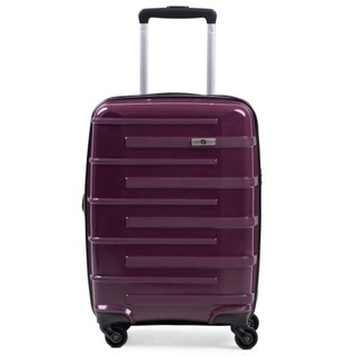 Mala de Bordo Polipropileno 4 Rodas  SwissOne Montreux Roxo