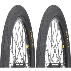 PAR PNEU PIRELLI ARO 20X2.125 TORNADO BETA BALÃO DESENHO FLAME FOGO BMX CROSS