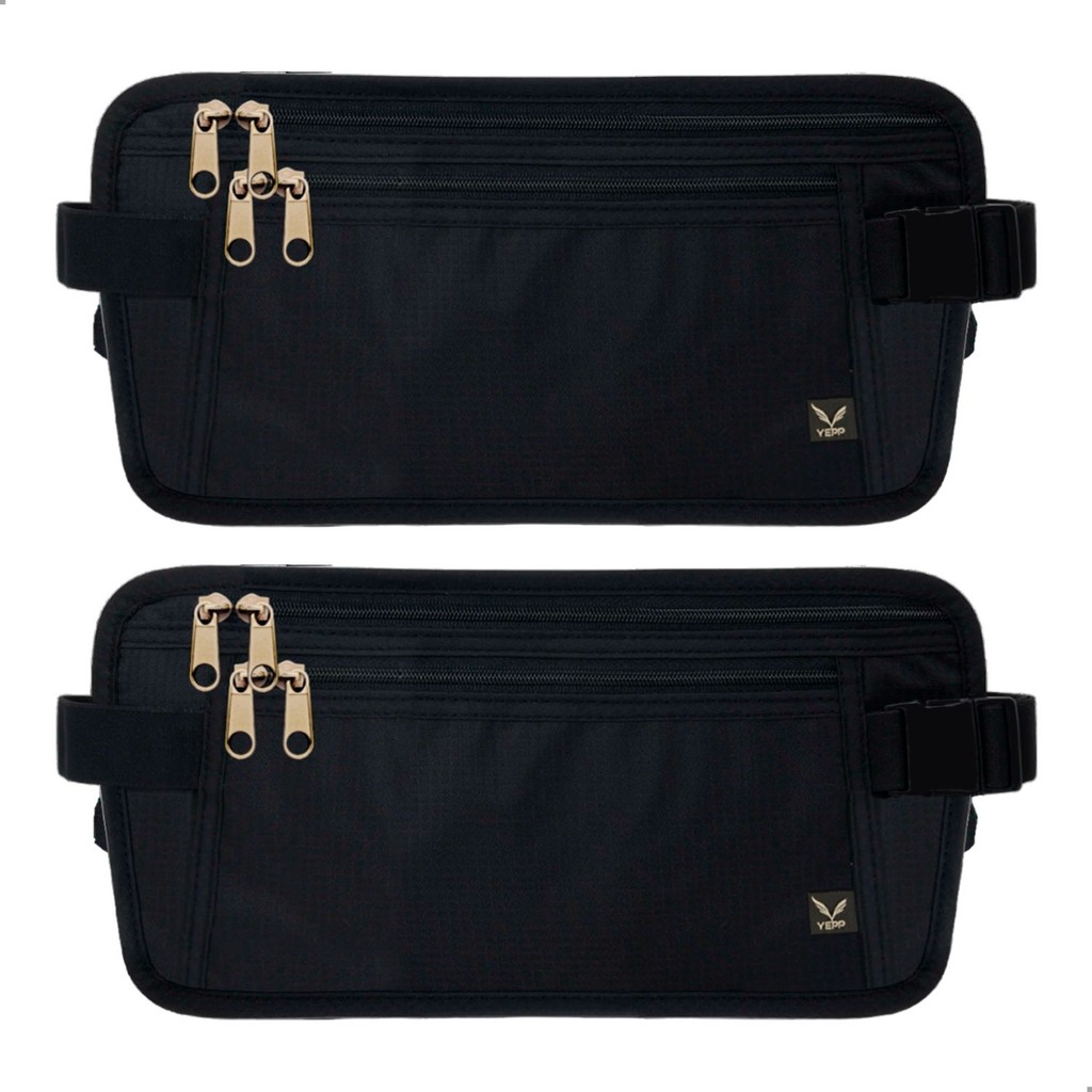Kit 2 Pochete Doleira Bolsa Cintura Esporte Corrida Academia Viagem Celular Documentos Antifurto Yepp Para Carnaval em Oferta na Shopee