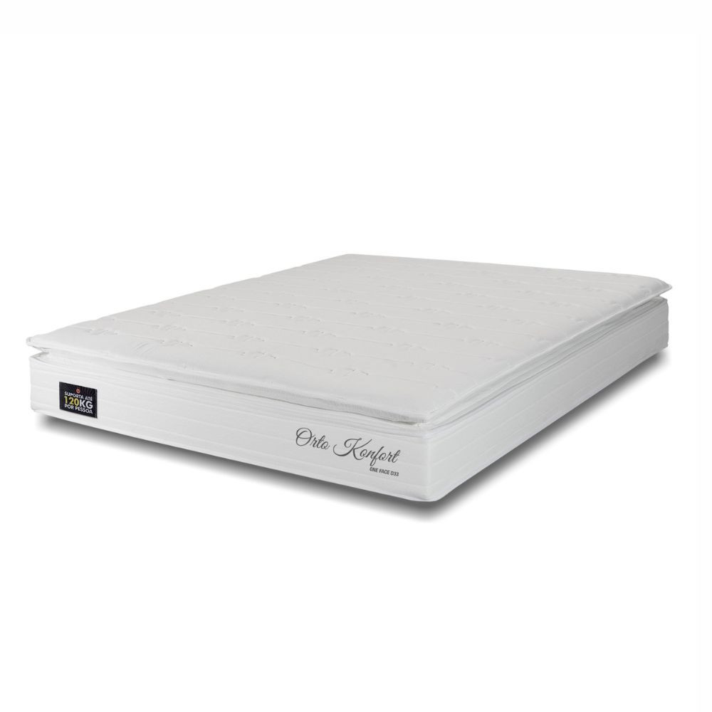 Colchao Casal Hellen Orto Confort One Face D33 1,38x1,88x0,29 - Home & Living