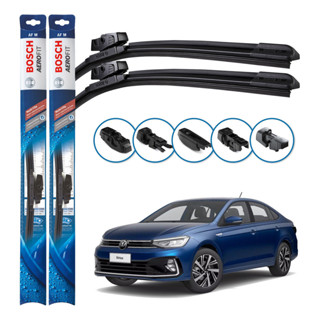 Par de Palhetas Limpador Parabrisa Multiclip Original Bosch Volkswagen Virtus 2017 A 2024 em Oferta na Shopee