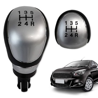 Manopla de Câmbio 5 Marchas Ford Novo Ka 2015 a 2021 Preta Lente Prata em Oferta na Shopee