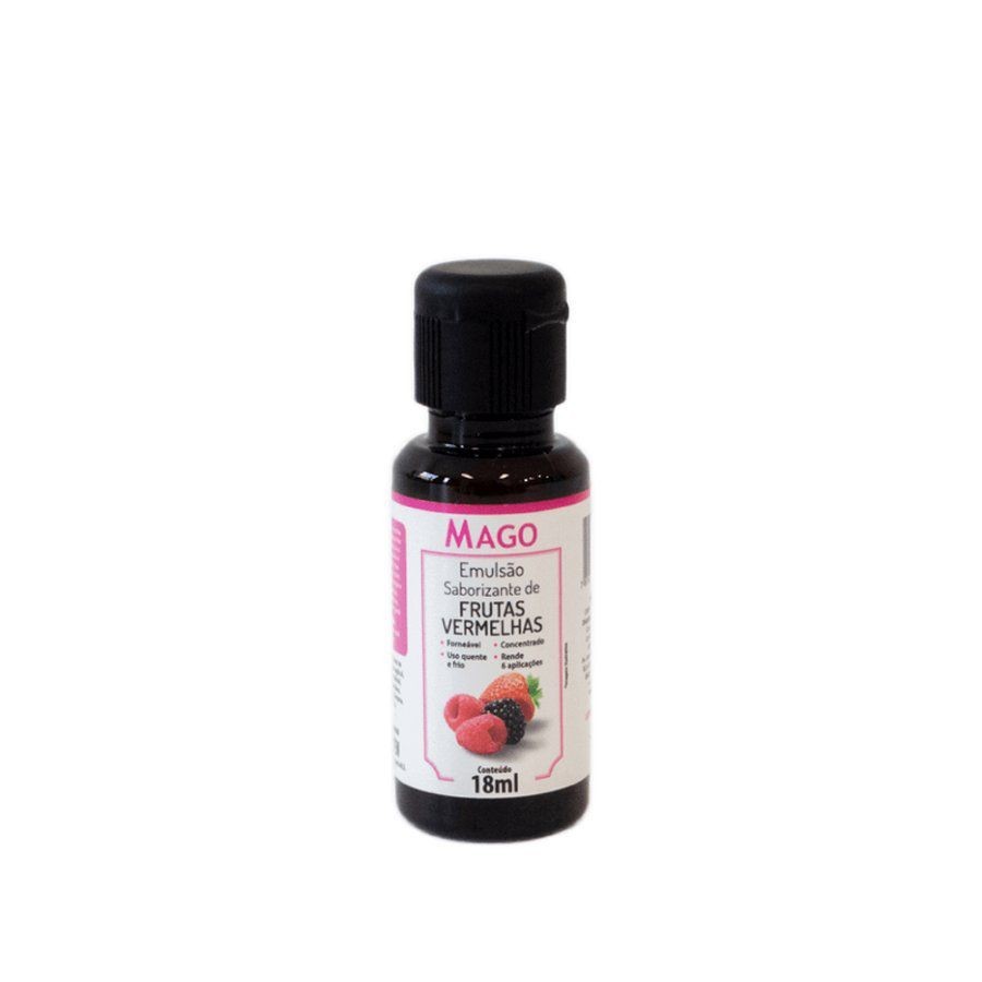Emulsão Saborizante de 18ml diversos sabores - 1 Unidade - Mago - Rizzo Confeitaria