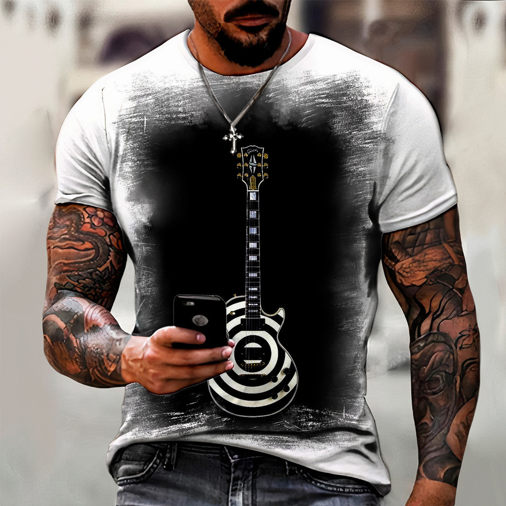 Camisa Camiseta Musica Violão Eletro Acústico Music 01