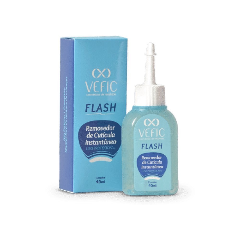 Removedor De Cuticula Flash Vefic  45Ml em Oferta na Shopee