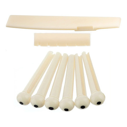 Kit Rastilho + Pestana + 06 Pinos Trava Marfim Violao Folk Jumbo em Oferta na Shopee