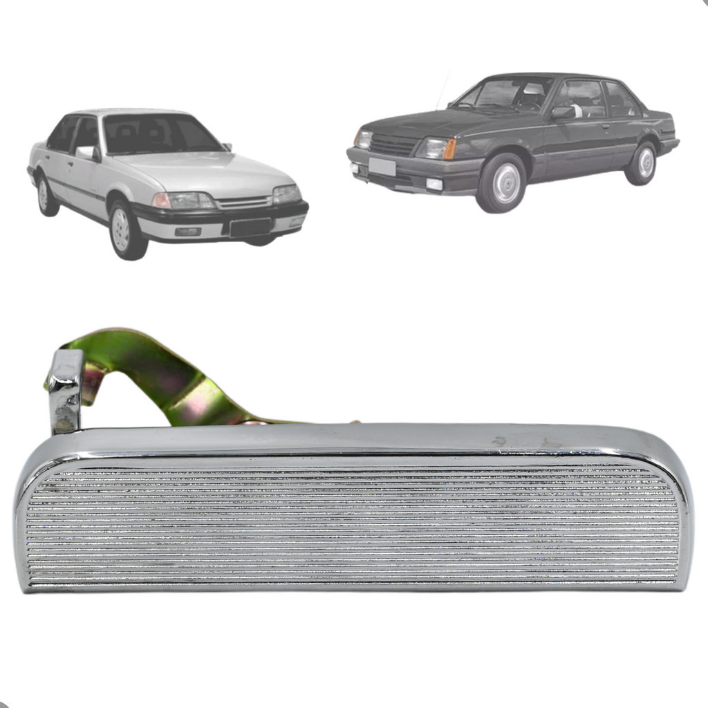 Maçaneta Monza Chevette Marajo Cromado Lado Esquerdo Porta Metal