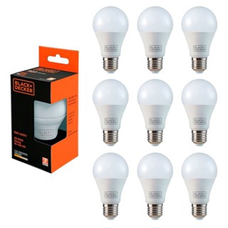 Kit 10 Lâmpadas led bulbo 9 watts 803 lúmens branca - BDA6-0800-02 - Black + Decker (110V/220V)
