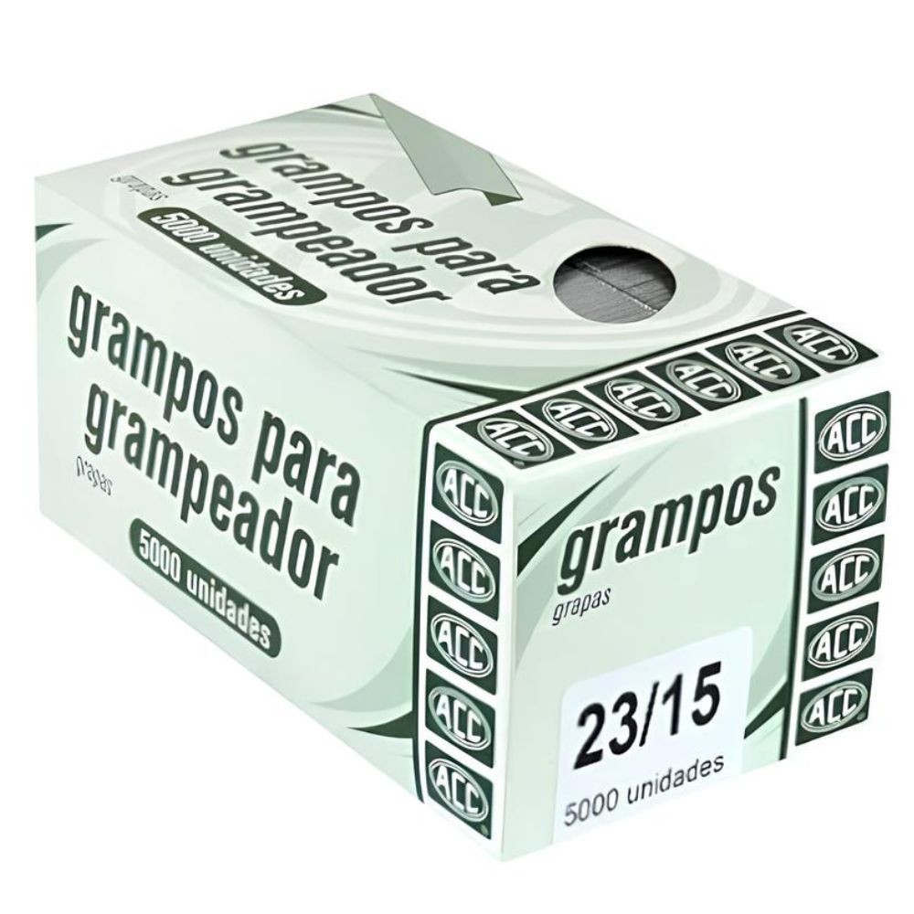 Grampo Acc 23/15 Galvanizado 5000 Unidades em Oferta na Shopee