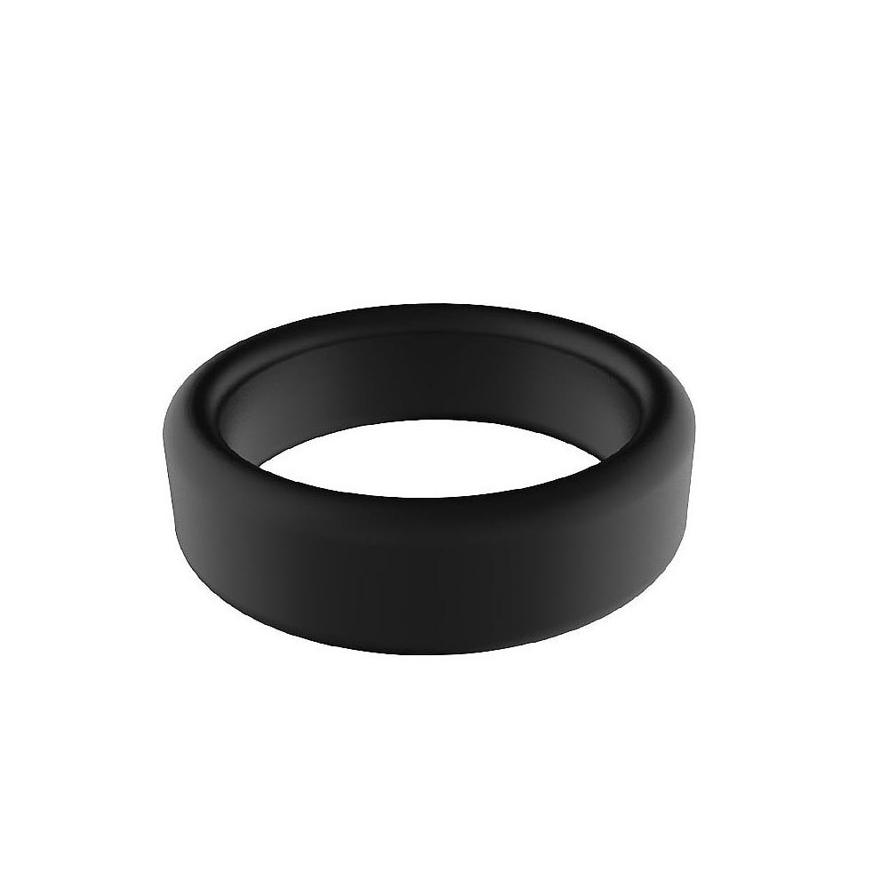 Anel Peniano Em Silicone Prolongador de Ereção Preto
