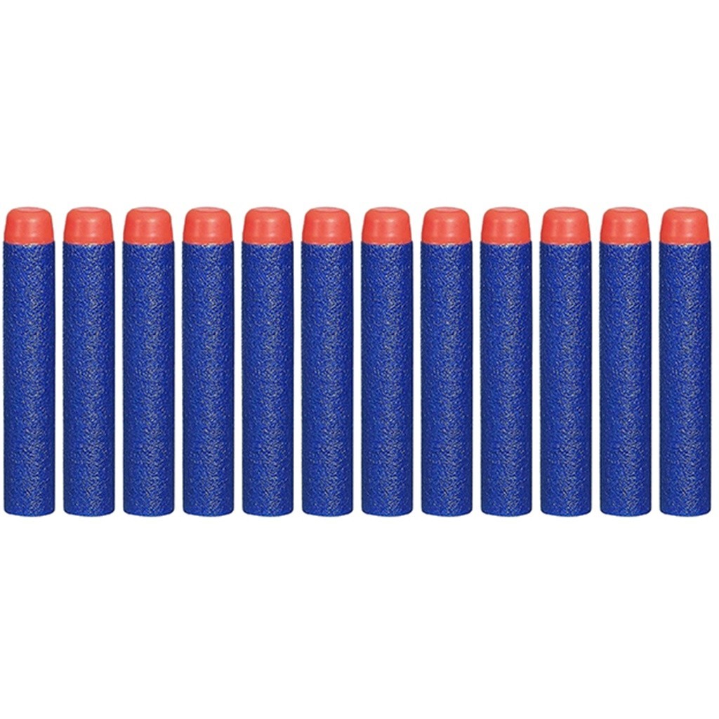 12 Refil Dardos Espuma Municao Arma Lancador Shot Nerf