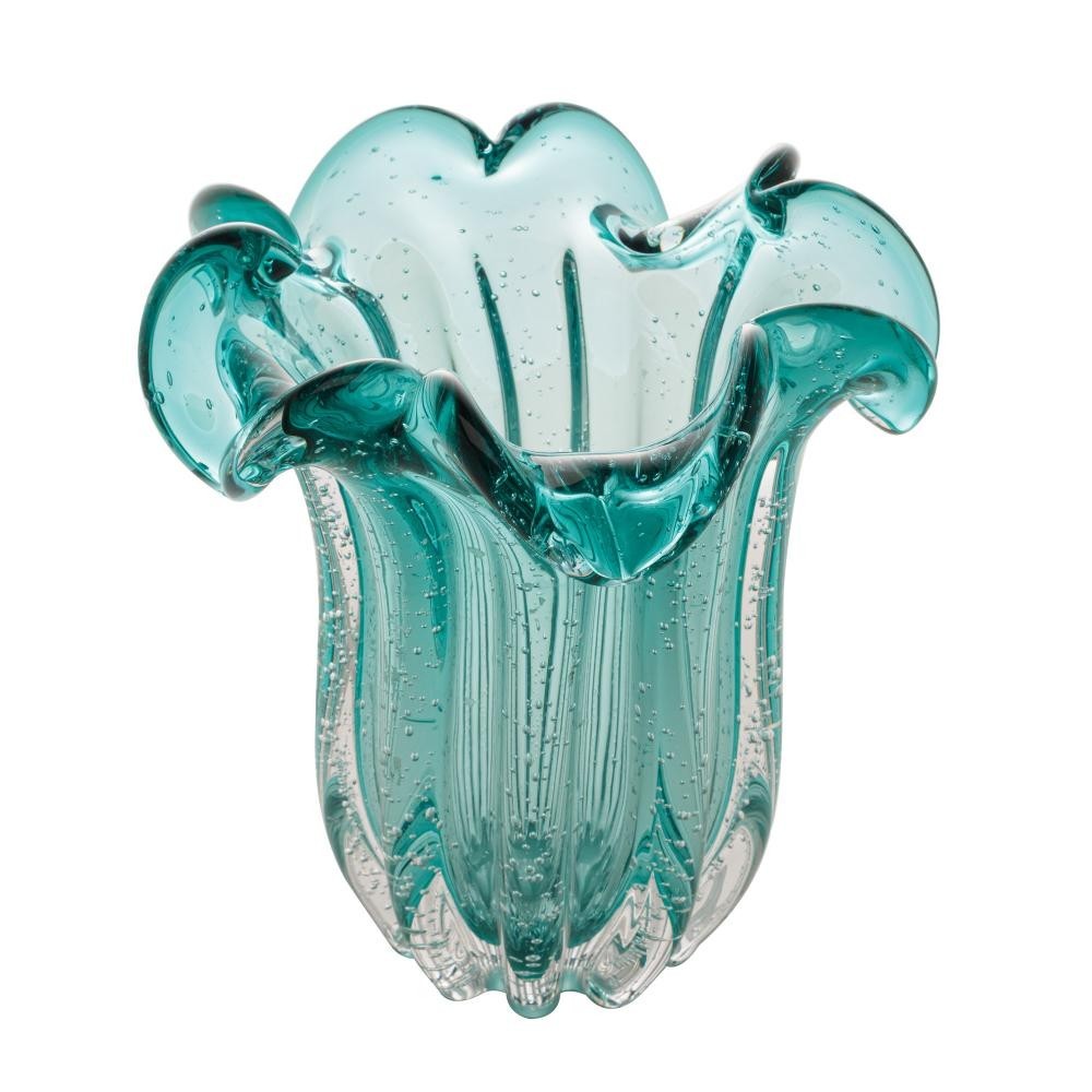 Vaso Wolff Italy de Vidro Tiffany 18cm x 21cm - Home & Living