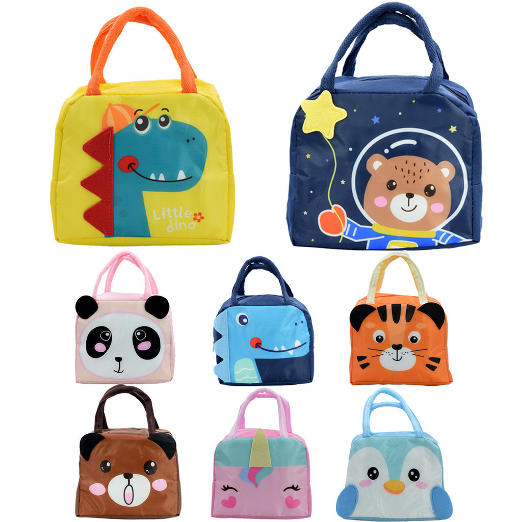 Lancheira Térmica Infantil Escolar Lanche Bolsa Animais