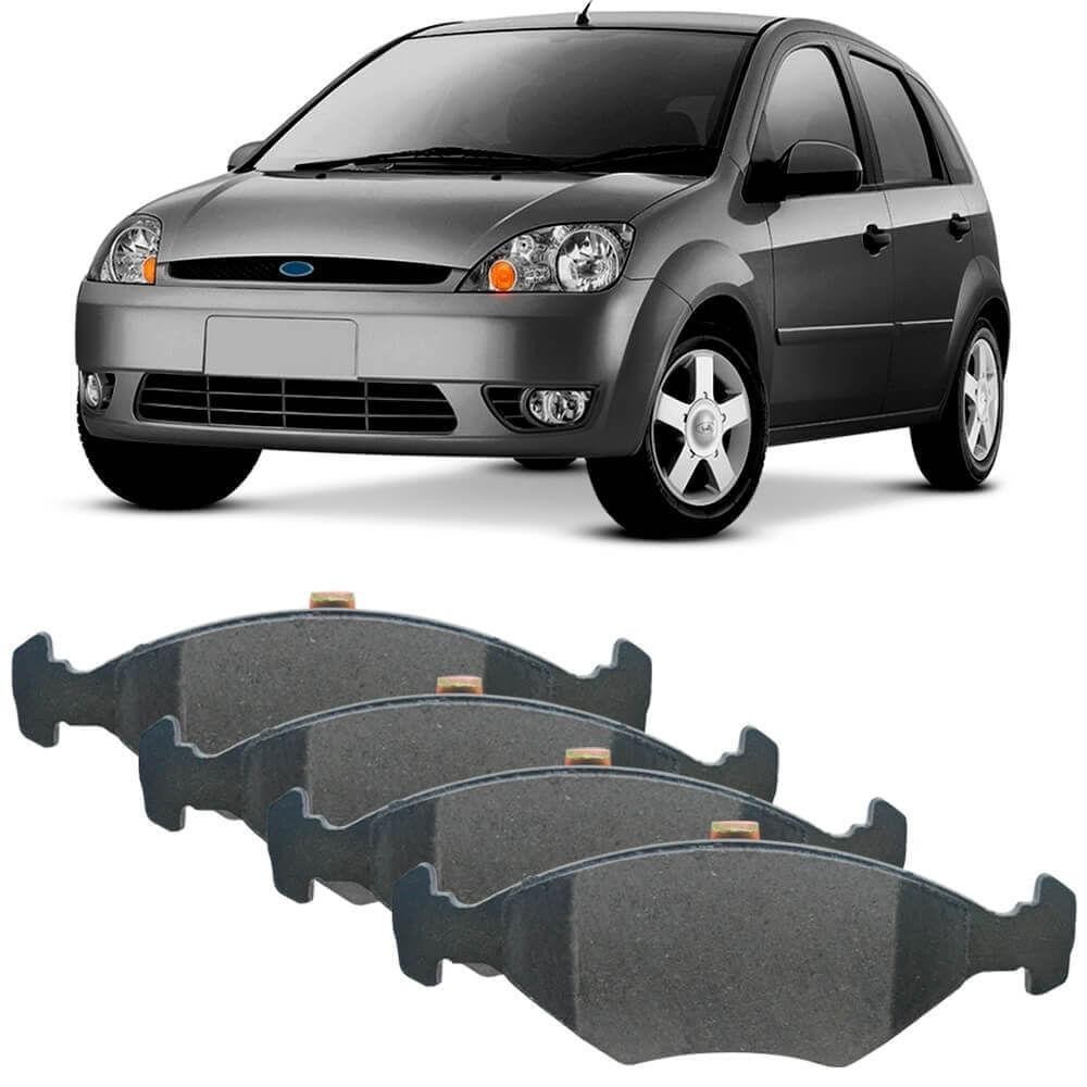 Detalhes do Kit Pastilha Freio Ford Fiesta Hatch 95 A 2009 Dianteiro