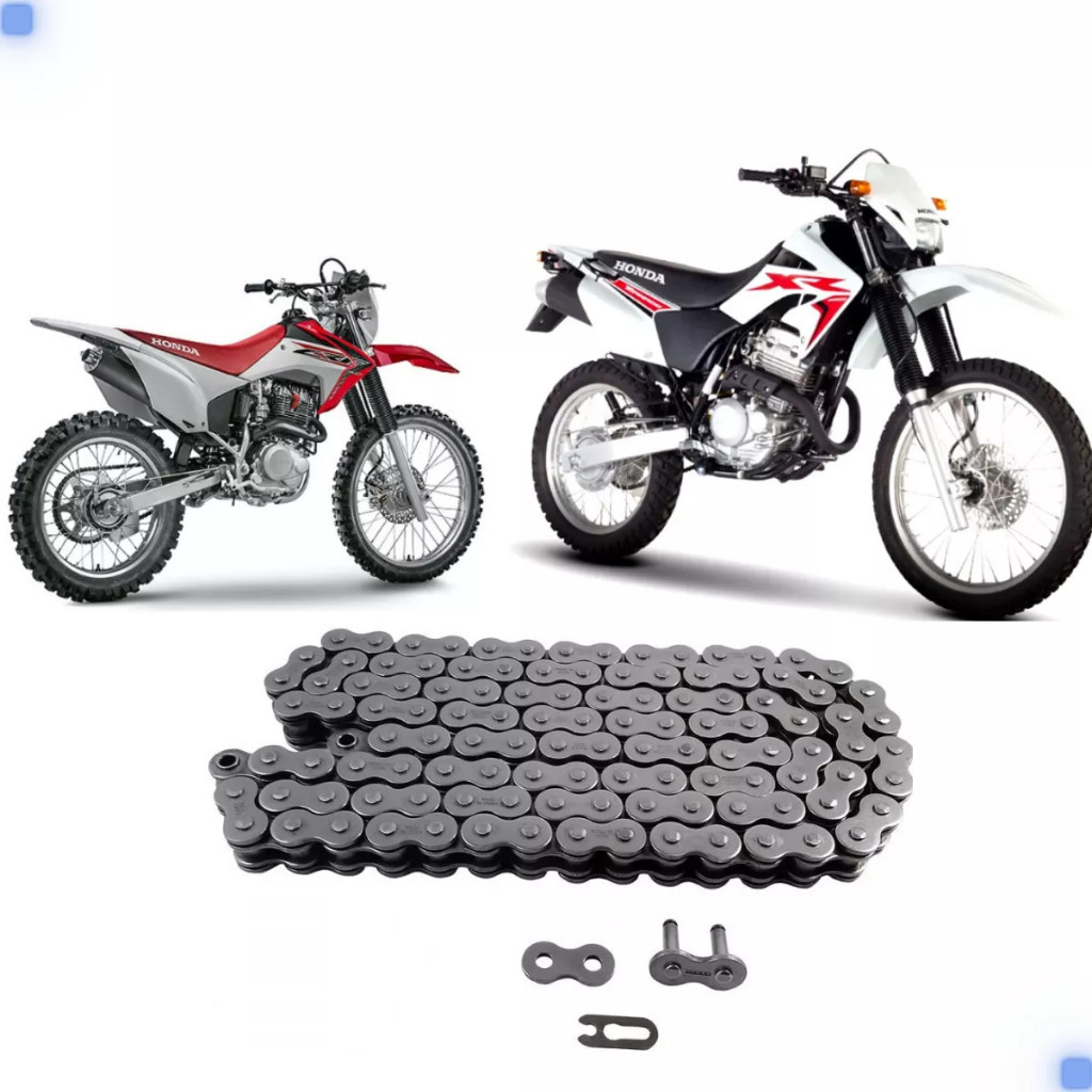 Corrente Tramissão Honda Crf 230f Twister 250 Cb 300r 520H-110 L em Oferta na Shopee