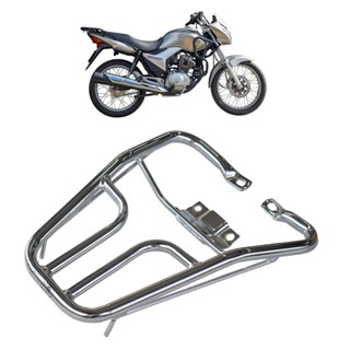 BAGAGEIRO TUBE CG TITAN 150 - MIX - FAN 125 150 2009 A 2013 CURTO CROMADO em Oferta na Shopee