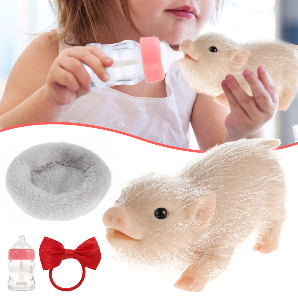 Reborn Boneca De Silicone De 6 Polegadas Para Porco Mini Macia Lifelike Doll Cute Miniatura Renascido Crianças Presente em Oferta na Shopee