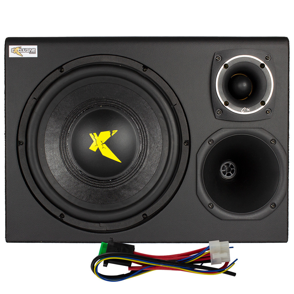 Caixa Amplificada Trio Exclusive 500w Sub 12 Corneta Tweeter