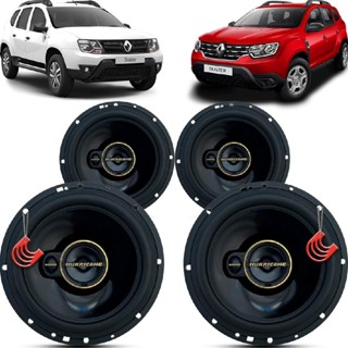 Kit Alto Falantes Dianteiros e Traseiros Renault Duster 2016 até 2021 - Hurricane Aurum 480w em Oferta na Shopee