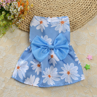2025 Primavera/Verão Novo Vestido Floral De Princesa Para Cachorro Pequeno , Adequado Pel…