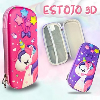Estojo 3D Infantil Escolar Menino e Menina Volta as Aulas  Estojos de Lápis em Oferta na Shopee