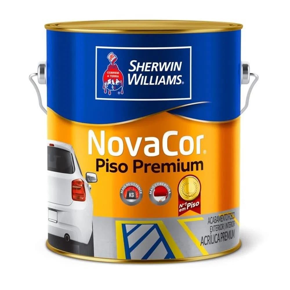 Tinta Piso Cimento Cobre Fissura Ultra Novacor Sherwin Williams 3,6L Rende muito