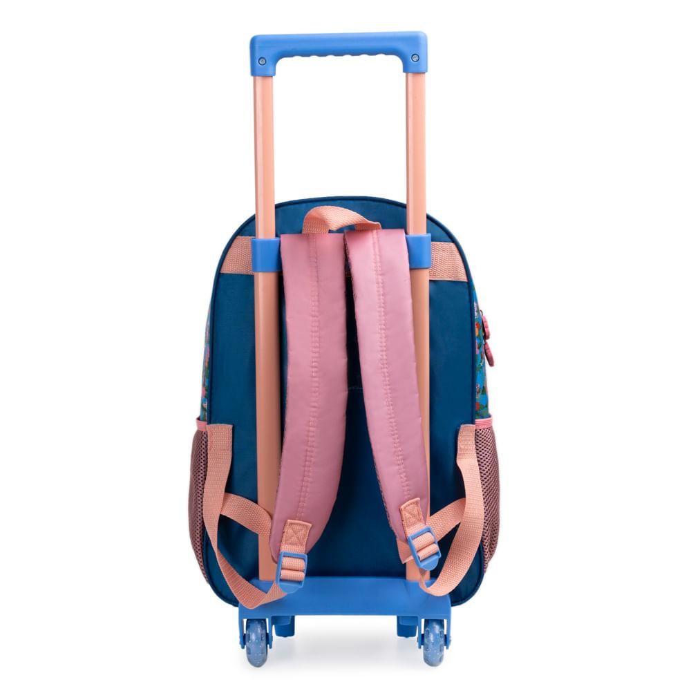 Mochila de Rodinha Infantil Feminina Disney Moana Rosa — imagem 2 de 2