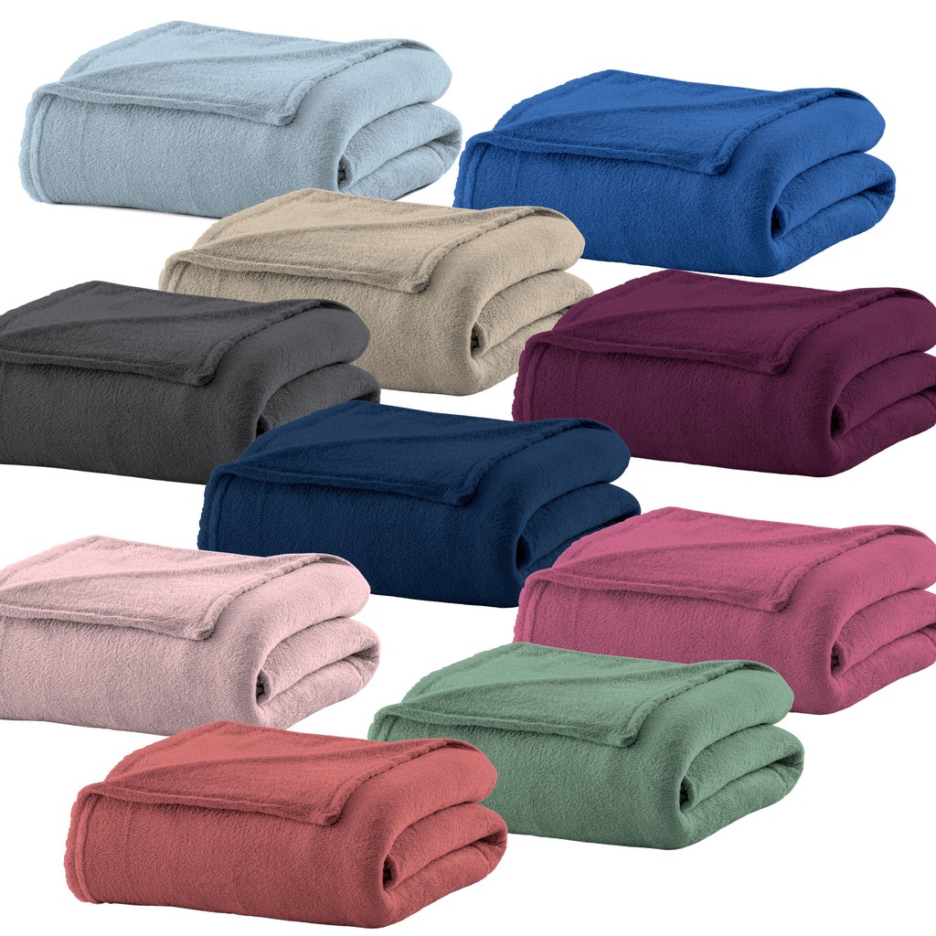 Cobertor Casal Manta de Microfibra Liso Queen 220x240cm – Camesa · foto 2
