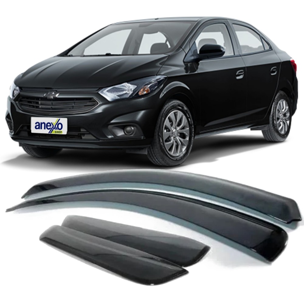 Calha de Chuva Chevrolet Joy Plus 2020 a 2022 Ecoflex 80.011A Defletor Janela Kit