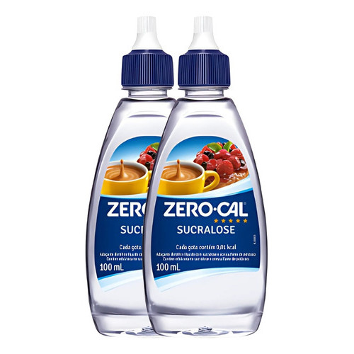 Pack Adoçante Líquido Zero Cal Sucralose 2x100ml