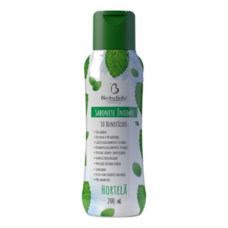 Sabonete Líquido Íntimo 10 Beneficios Hortelã 200ml - Bio Instinto em Oferta na Shopee