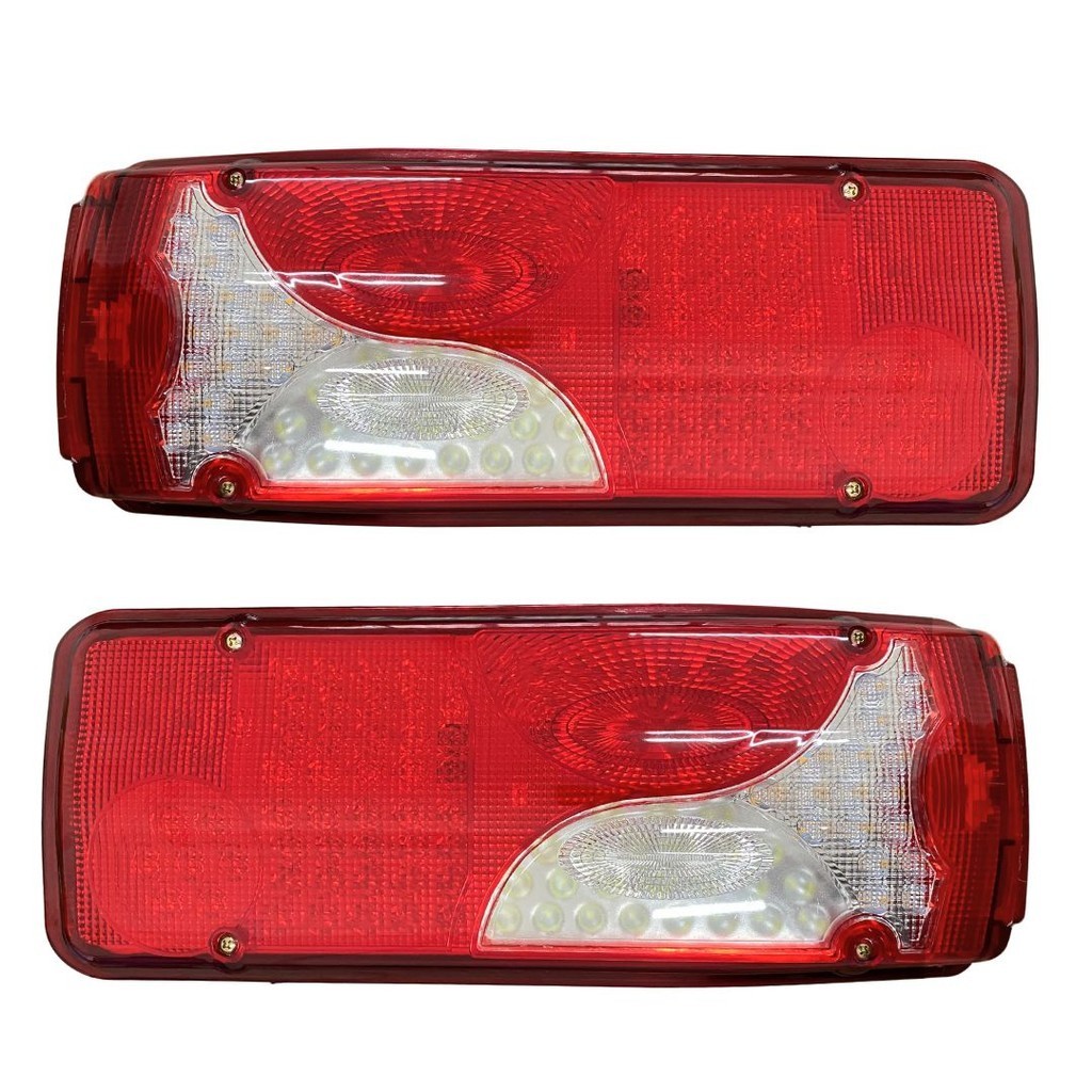 Par Lanterna Traseira Botinha Para Caminhão Scania S4 S5 Led