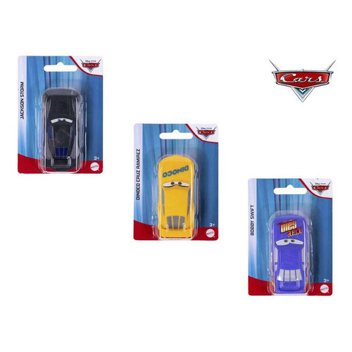 Kit 3 Carros Filme Disney Miniatura 1:55 Jackson / Bobby /dinoco
