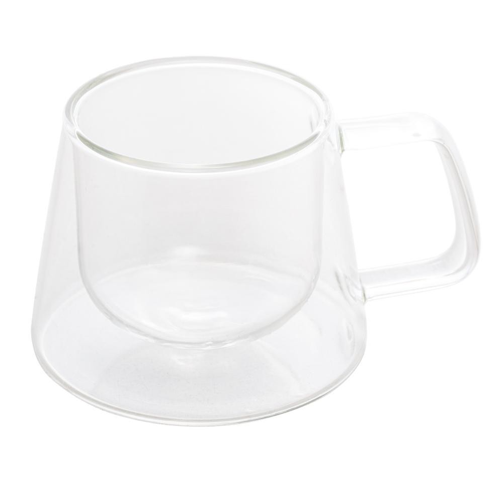 2 Xícaras de Café e Chá Parede Dupla Wolff Incolor - Home & Living