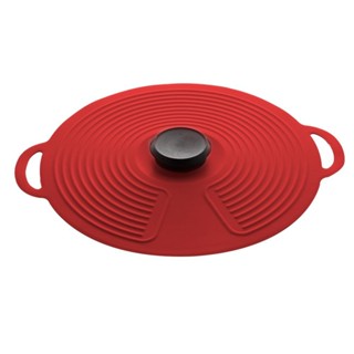 Tampa Lyor de Silicone para Panela Vermelha 27cm