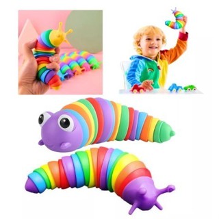 Brinquedo Lesma Caracol Lagarta De Minhocas Alivia o Estresse em Oferta na Shopee