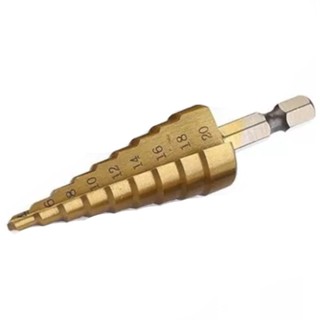 Broca escalonada aço rápido 4 a 20 mm - 06217 - Titanium