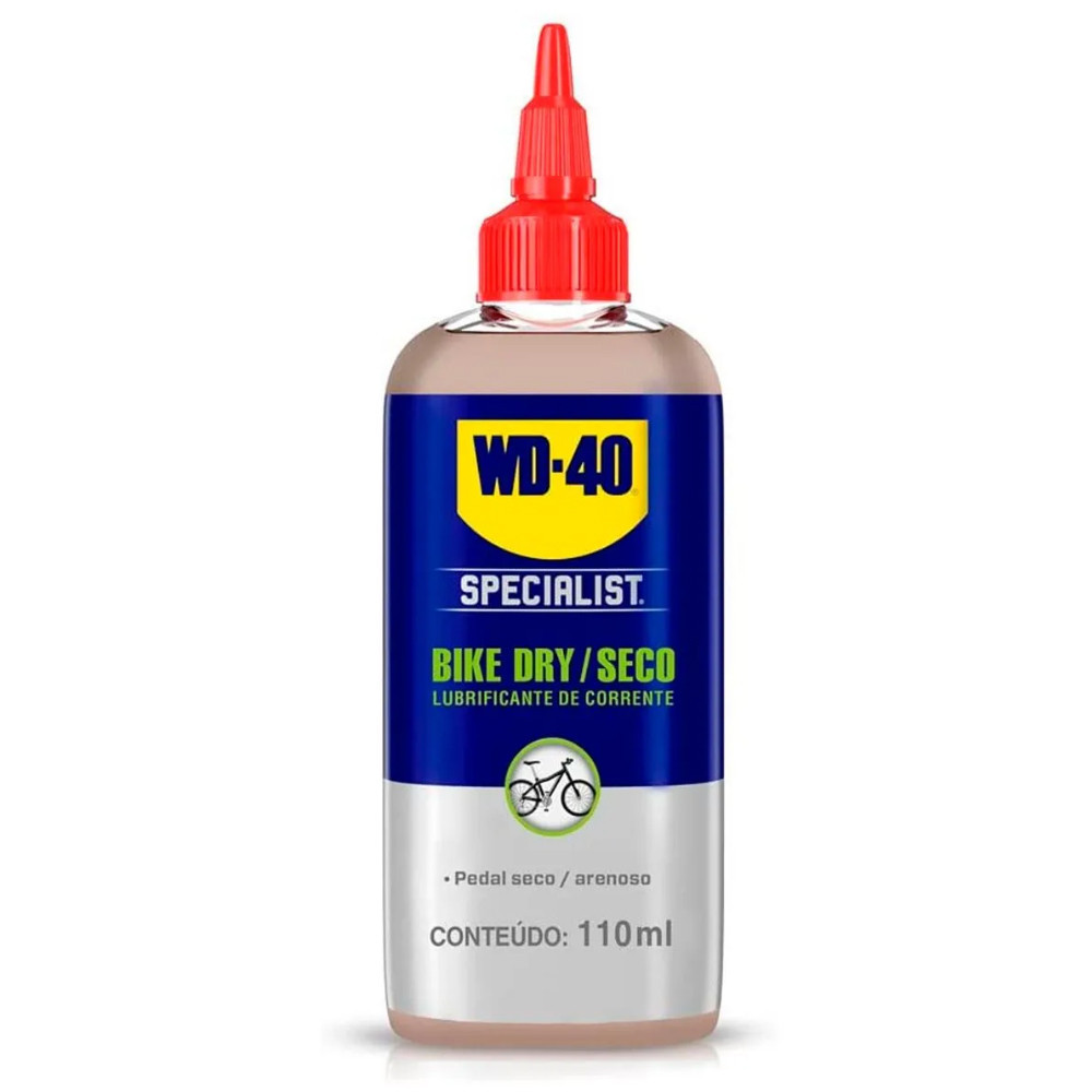 Lubrificante de Corrente WD-40 Specialist Bike 544990 Seco 110ml para Bicicleta
