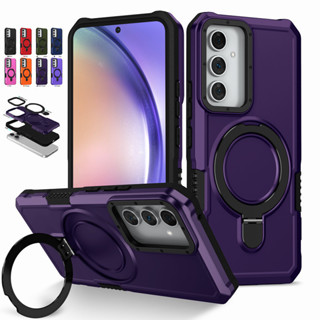 Para Samsung Galaxy A04 A04S A14s A24 4G A34 A54 M13 5G Armadura Dura À Prova De Choque TPU Caixa De Telefone De Suporte De Anel Macio