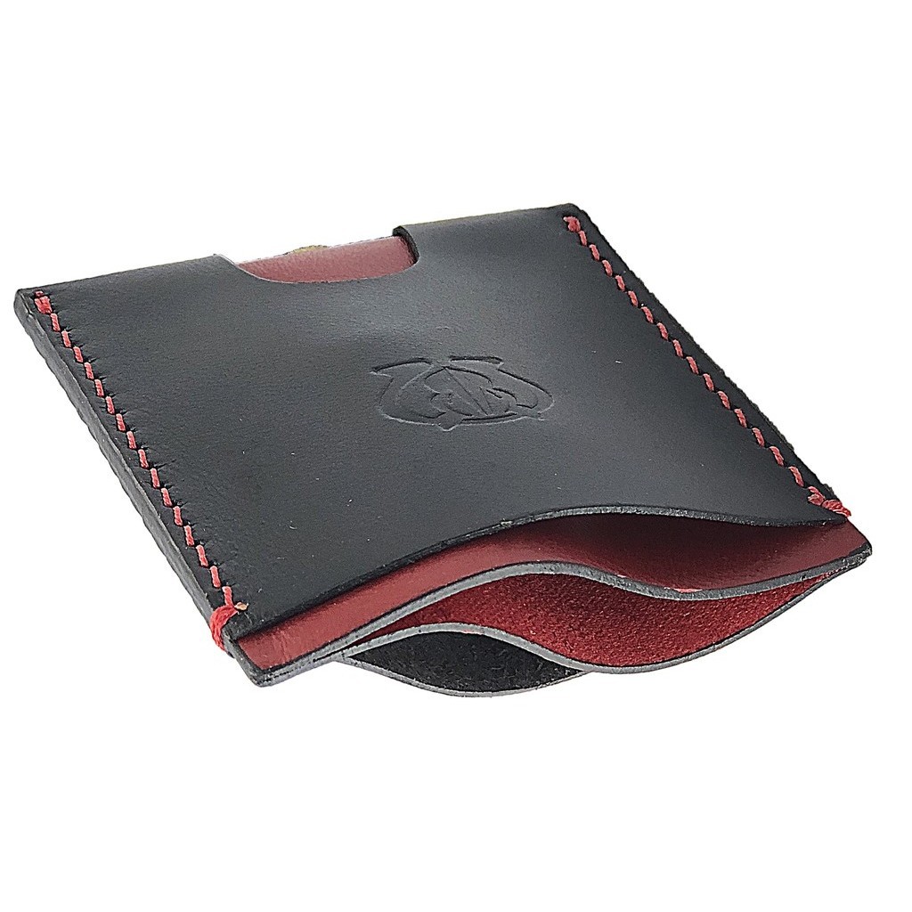 Porta Cartões Rhino Size Preto e Vermelho