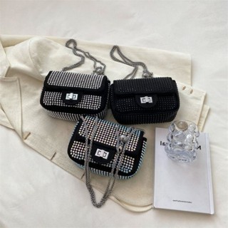 Feminina Bolsa De Mão Clutch Tiracolo Brilho Strass Delicado Luxo Casamento Festa Balada ALEX