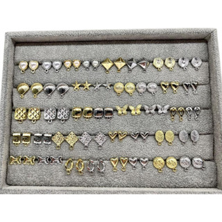 Base Brinco C/ Tarracha-prata/dourado - 50 Peças-60 Estilos em Oferta na Shopee