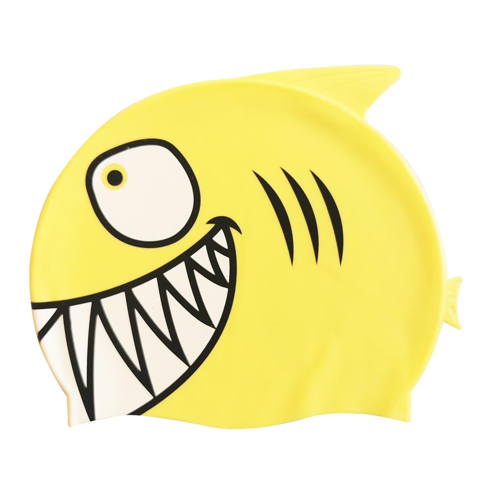 Touca Silicone Infantil Peixinho Natação Acessório Criança Piscina Impermeável