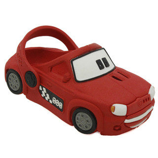 Sandália Babuche Papete Chinelo Infantil Plugt Menino Confortável Divertido Carro Uno Vermelho em Oferta na Shopee