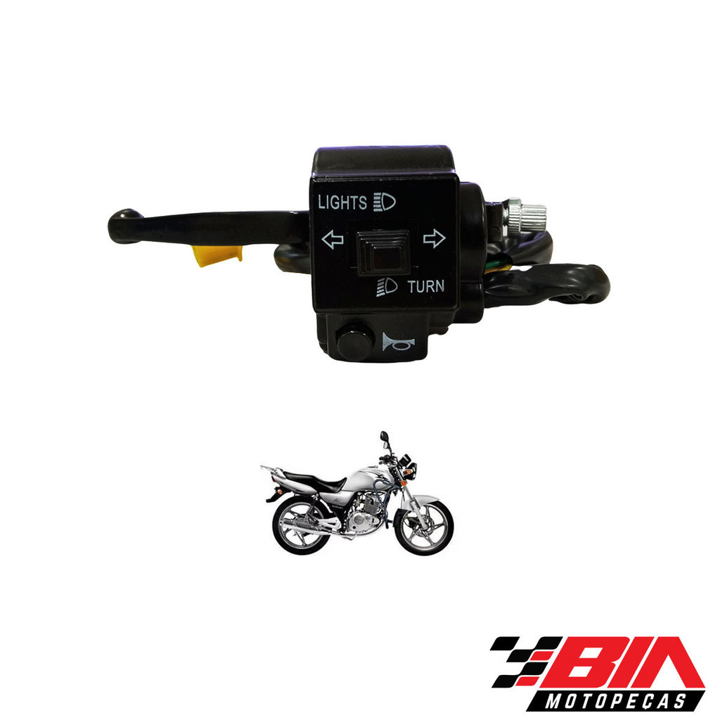 Punho De Luz Suzuki Com Manete YES 2004 2005 2006 2007 e Intruder 2002 2003 2004 2005 2006 2007 2008 2009 2010 — imagem 2 de 2