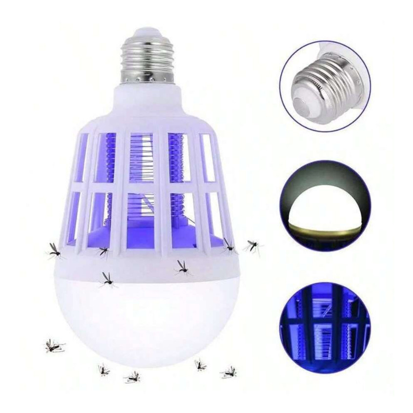 Lâmpada Luz Led 15 watts Mata Mosquito Pernilongo Bivolt em Oferta na Shopee