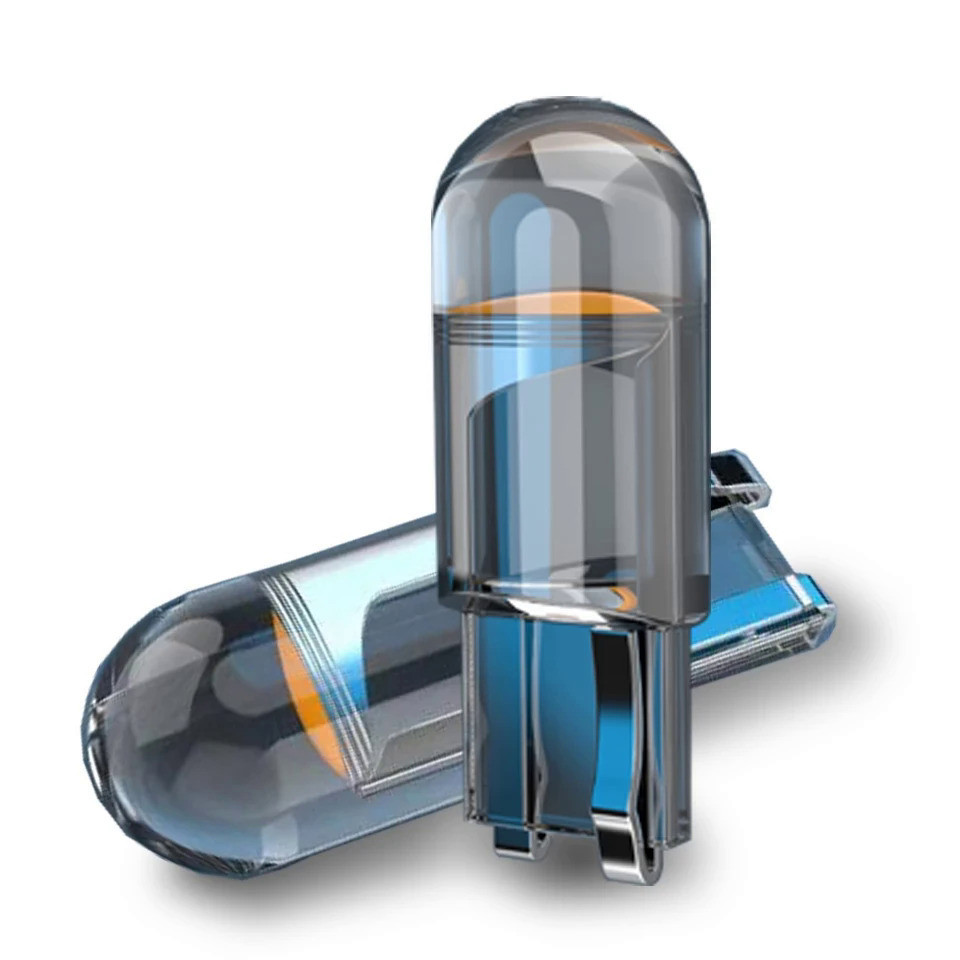 10x Novo T10Led W5W Carro Leve COB Vidro 6000K Automóveis Brancos Placa De Licença Lâmpadas Dome Leitura De Luz DRL 12V