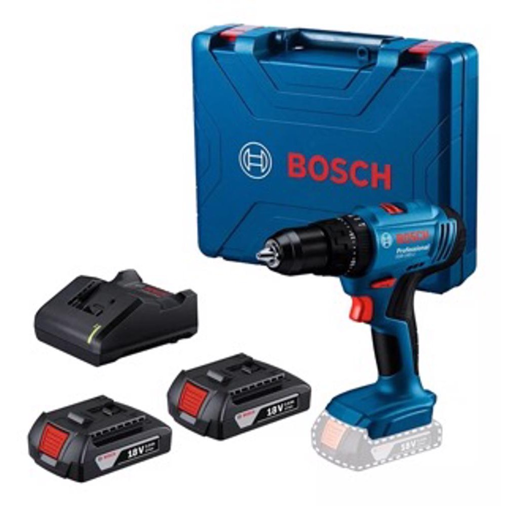 Furadeira Parafusadeira Impacto Gsb 183-li Bosch + 2 Baterias 2,0 Ah + 1 Carregador Bivolt em Oferta na Shopee