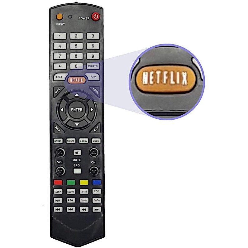 Controle Remoto para TV Semp Toshiba LCD/LED STI NVB