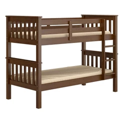 Beliche de Solteiro Madeira Maciça para Colchão 88 x 188 cm Multimóveis CR35207